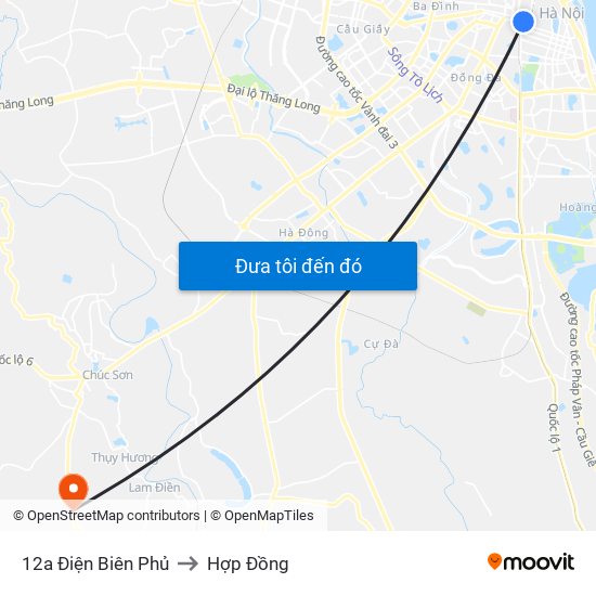 12a Điện Biên Phủ to Hợp Đồng map