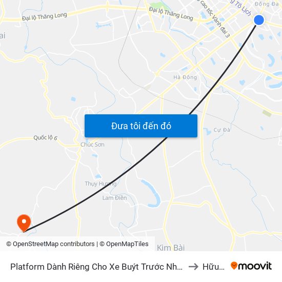 Platform Dành Riêng Cho Xe Buýt Trước Nhà 604 Trường Chinh to Hữu Văn map