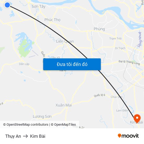 Thụy An to Kim Bài map