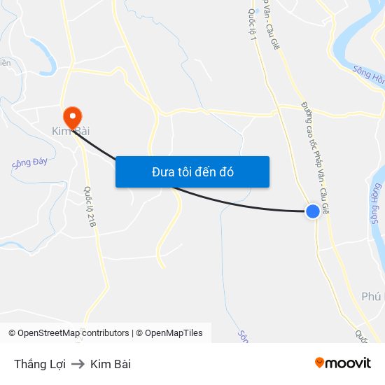 Thắng Lợi to Kim Bài map