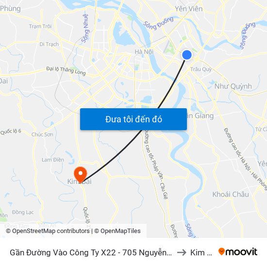 Gần Đường Vào Công Ty X22 - 705 Nguyễn Văn Linh to Kim Bài map