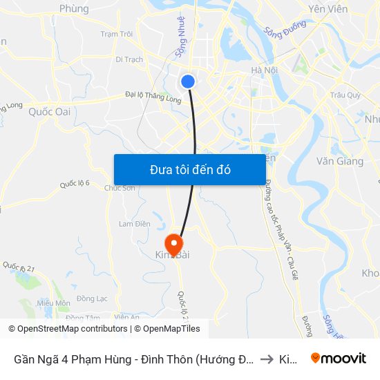 Gần Ngã 4 Phạm Hùng - Đình Thôn (Hướng Đi Khuất Duy Tiến)-Cột Sau to Kim Bài map