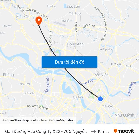Gần Đường Vào Công Ty X22 - 705 Nguyễn Văn Linh to Kim Hoa map