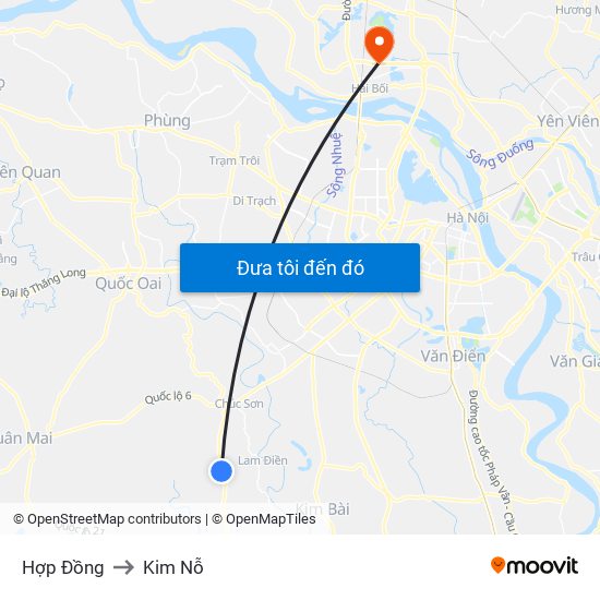 Hợp Đồng to Kim Nỗ map