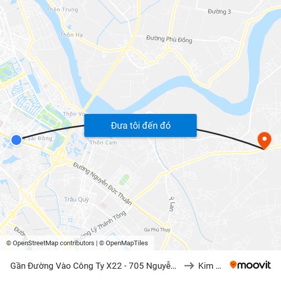 Gần Đường Vào Công Ty X22 - 705 Nguyễn Văn Linh to Kim Sơn map