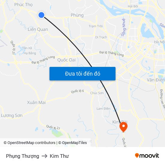 Phụng Thượng to Kim Thư map