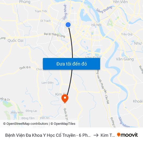 Công Ty Miwon - Phạm Hùng to Kim Thư map