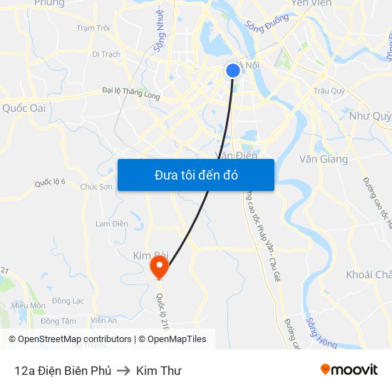 12a Điện Biên Phủ to Kim Thư map