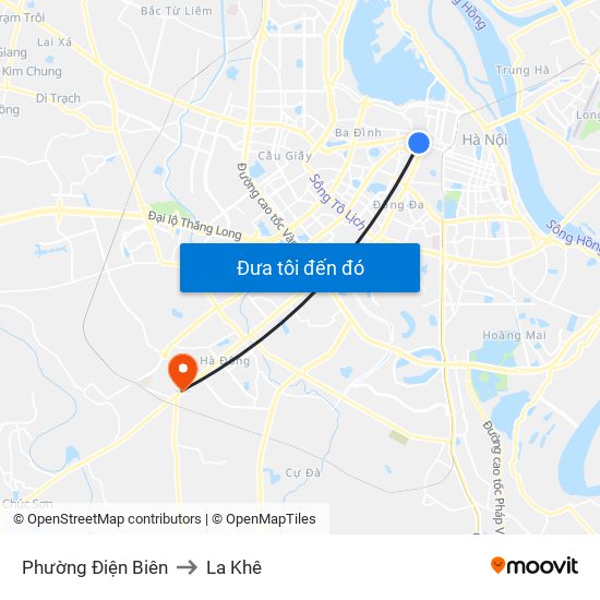 Phường Điện Biên to La Khê map