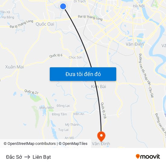 Đắc Sở to Liên Bạt map