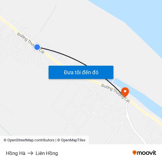 Hồng Hà to Liên Hồng map