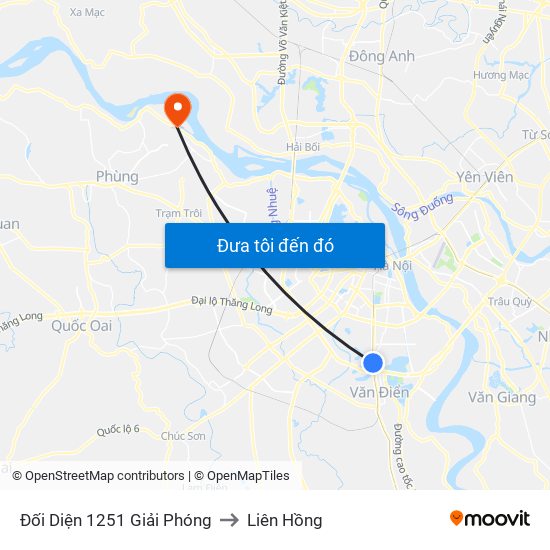 Đối Diện 1251 Giải Phóng to Liên Hồng map