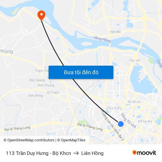 113 Trần Duy Hưng - Bộ Khcn to Liên Hồng map