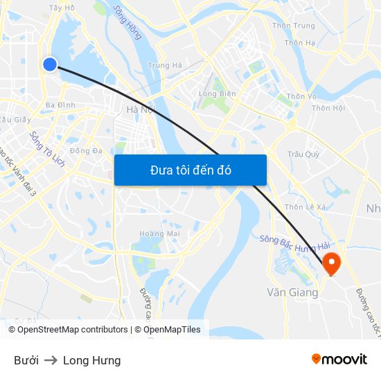 Bưởi to Long Hưng map