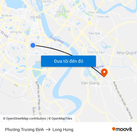 Phường Trương Định to Long Hưng map