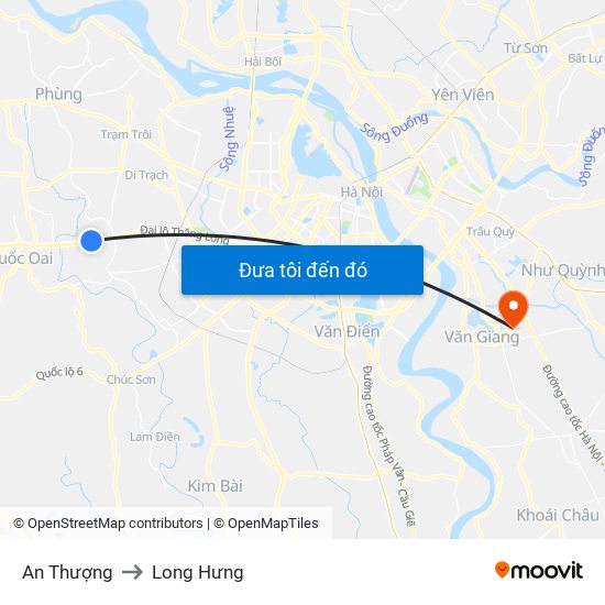 An Thượng to Long Hưng map