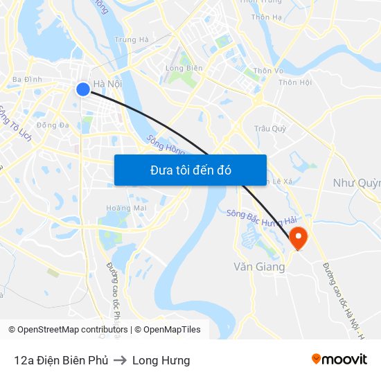 12a Điện Biên Phủ to Long Hưng map