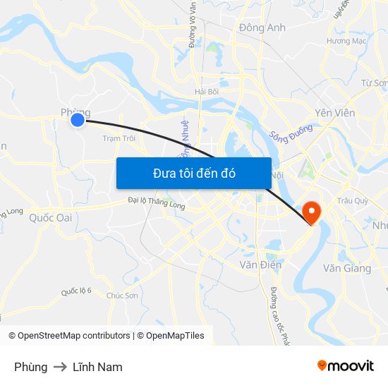 Phùng to Lĩnh Nam map