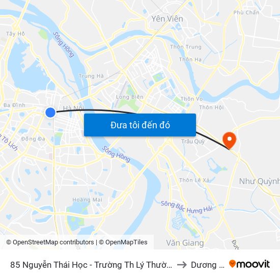 85 Nguyễn Thái Học - Trường Th Lý Thường Kiệt to Dương Xá map