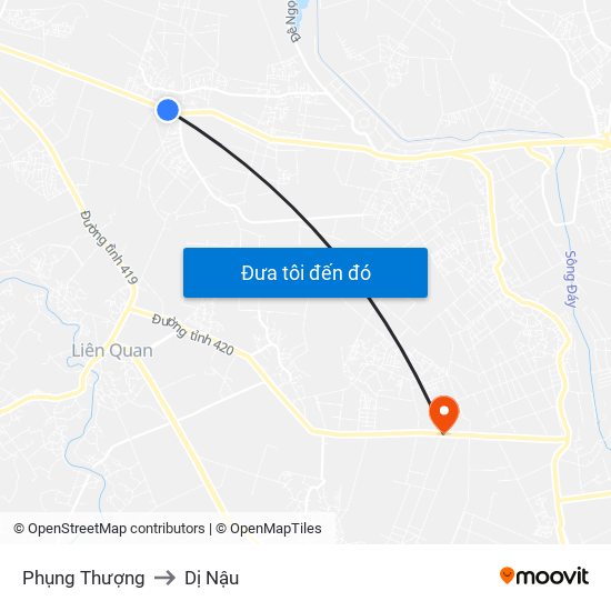 Phụng Thượng to Dị Nậu map