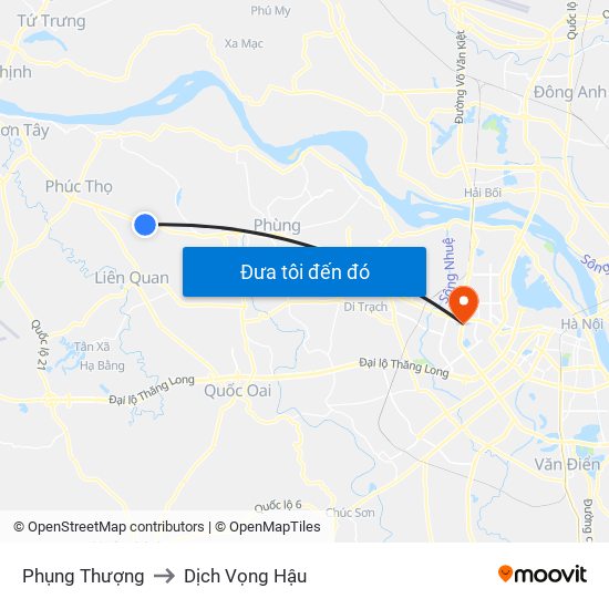 Phụng Thượng to Dịch Vọng Hậu map