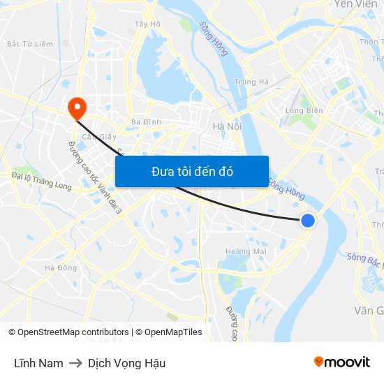 Lĩnh Nam to Dịch Vọng Hậu map