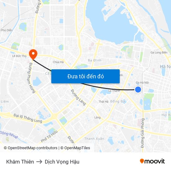 Khâm Thiên to Dịch Vọng Hậu map