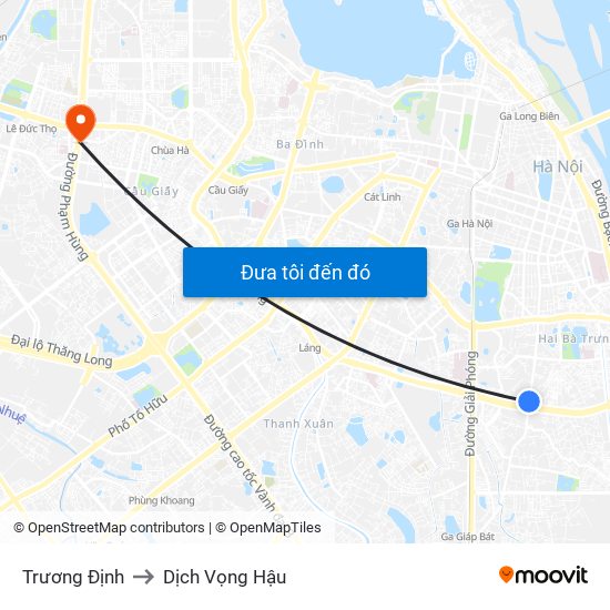 Trương Định to Dịch Vọng Hậu map