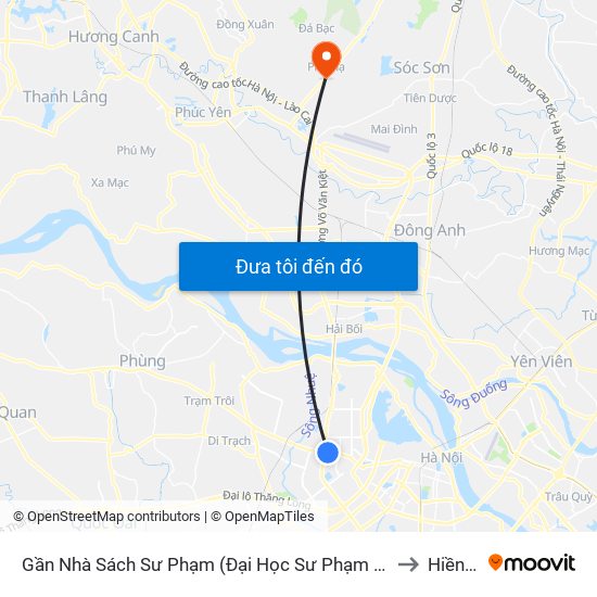 Gần Nhà Sách Sư Phạm (Đại Học Sư Phạm Hà Nội) - 136 Xuân Thủy to Hiền Ninh map
