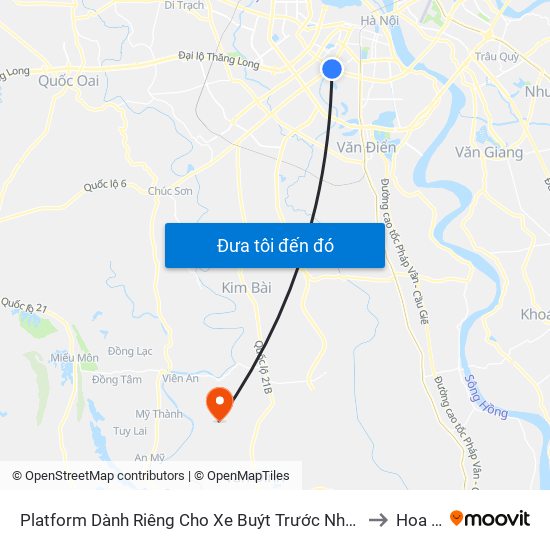 Platform Dành Riêng Cho Xe Buýt Trước Nhà 604 Trường Chinh to Hoa Sơn map