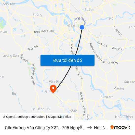 Gần Đường Vào Công Ty X22 - 705 Nguyễn Văn Linh to Hòa Nam map