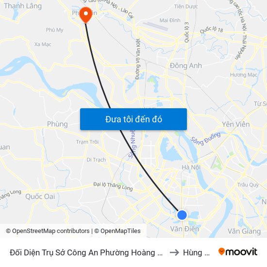 Đối Diện Trụ Sở Công An Phường Hoàng Liệt- 1277 Giải Phóng to Hùng Vương map