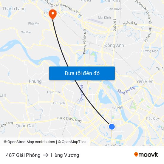 487 Giải Phóng to Hùng Vương map
