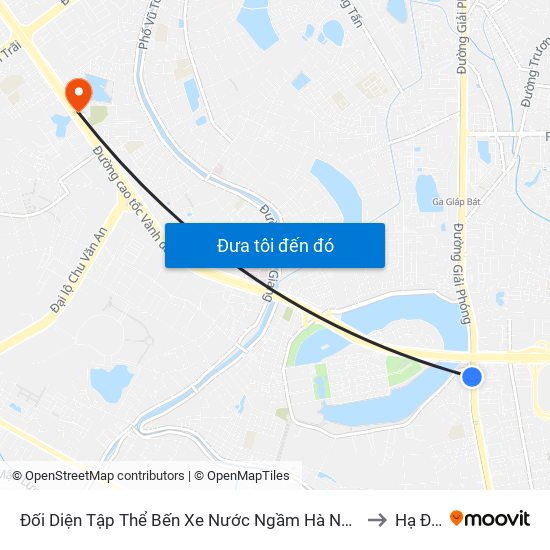 Đối Diện Tập Thể Bến Xe Nước Ngầm Hà Nội - Ngọc Hồi to Hạ Đình map