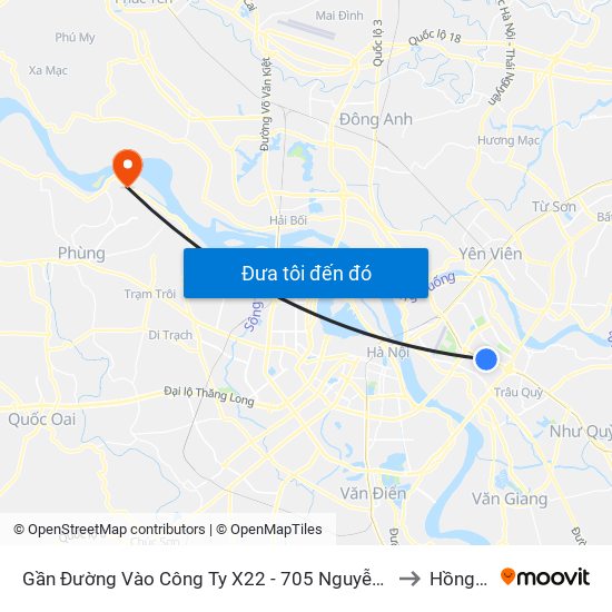 Gần Đường Vào Công Ty X22 - 705 Nguyễn Văn Linh to Hồng Hà map