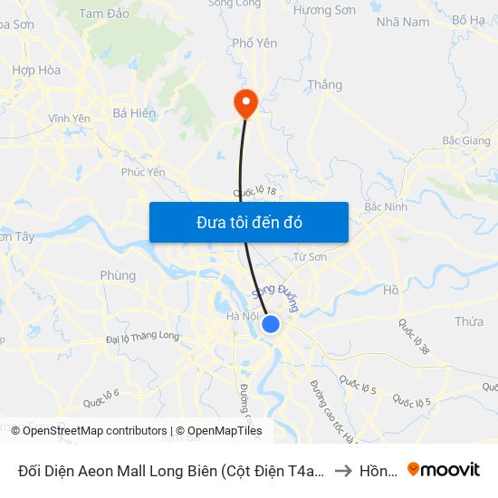 Đối Diện Aeon Mall Long Biên (Cột Điện T4a/2a-B Đường Cổ Linh) to Hồng Kỳ map