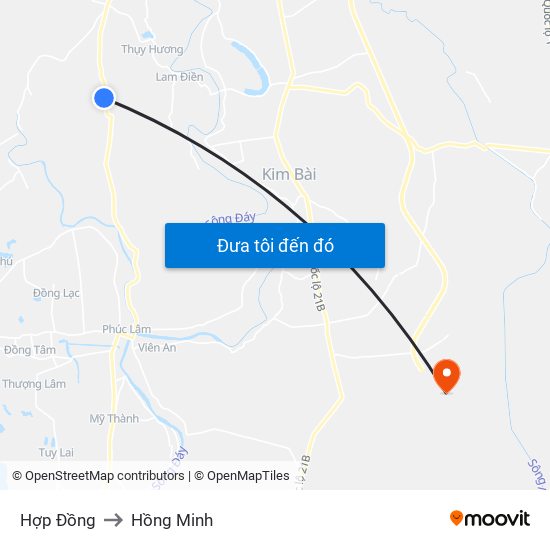 Hợp Đồng to Hồng Minh map