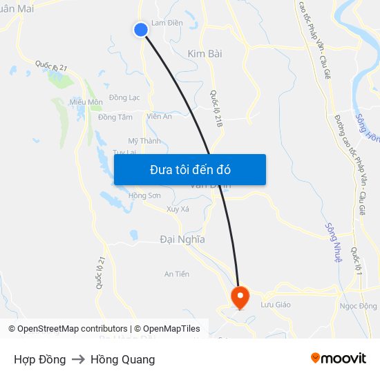 Hợp Đồng to Hồng Quang map