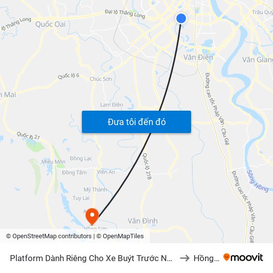 Platform Dành Riêng Cho Xe Buýt Trước Nhà 604 Trường Chinh to Hồng Sơn map