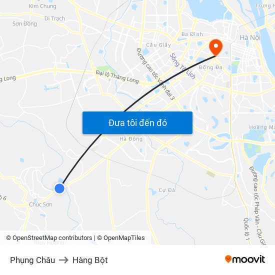 Phụng Châu to Hàng Bột map