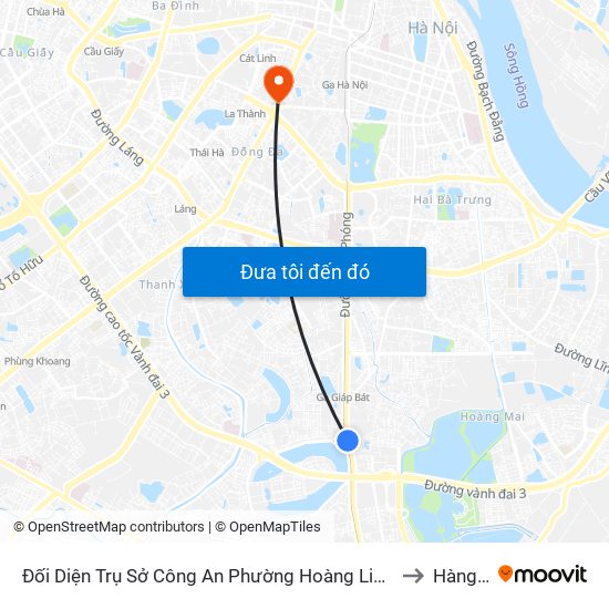 Đối Diện Trụ Sở Công An Phường Hoàng Liệt- 1277 Giải Phóng to Hàng Bột map