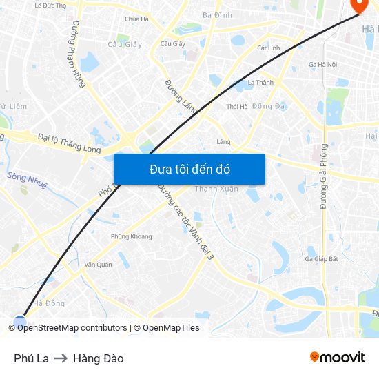 Phú La to Hàng Đào map