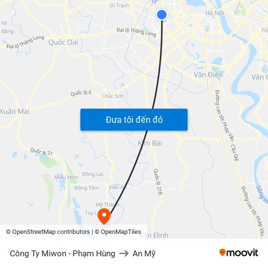 Bệnh Viện Đa Khoa Y Học Cổ Truyền - 6 Phạm Hùng to An Mỹ map