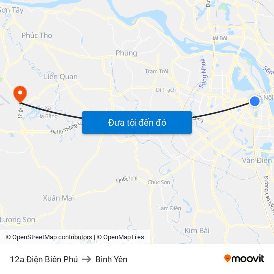 12a Điện Biên Phủ to Bình Yên map