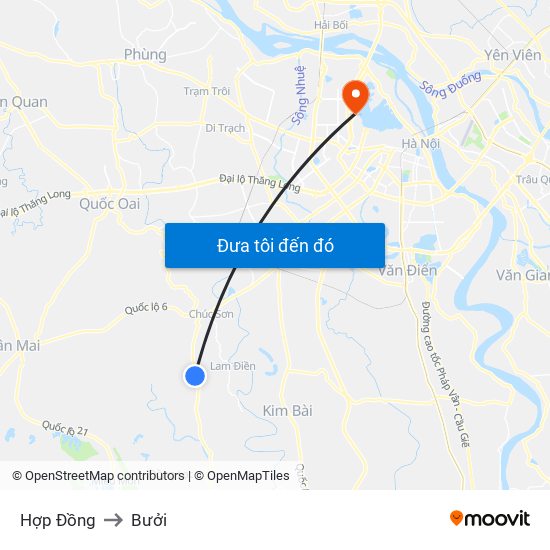 Hợp Đồng to Bưởi map