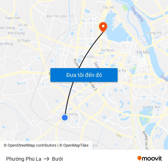 Phường Phú La to Bưởi map