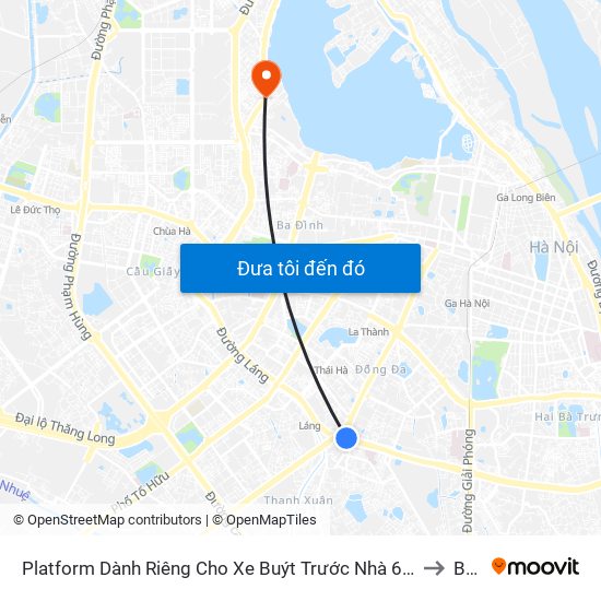 Platform Dành Riêng Cho Xe Buýt Trước Nhà 604 Trường Chinh to Bưởi map