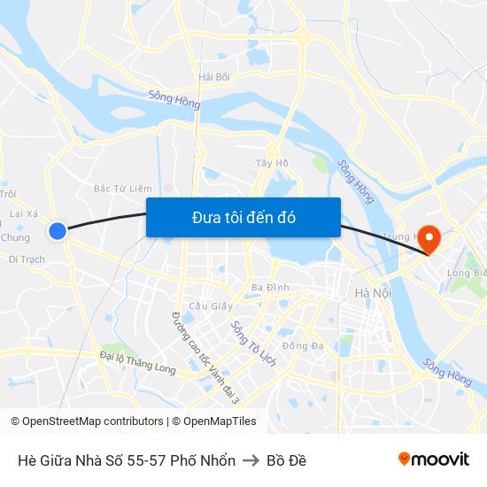 Hè Giữa Nhà Số 55-57 Phố Nhổn to Bồ Đề map