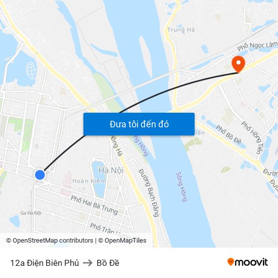 12a Điện Biên Phủ to Bồ Đề map