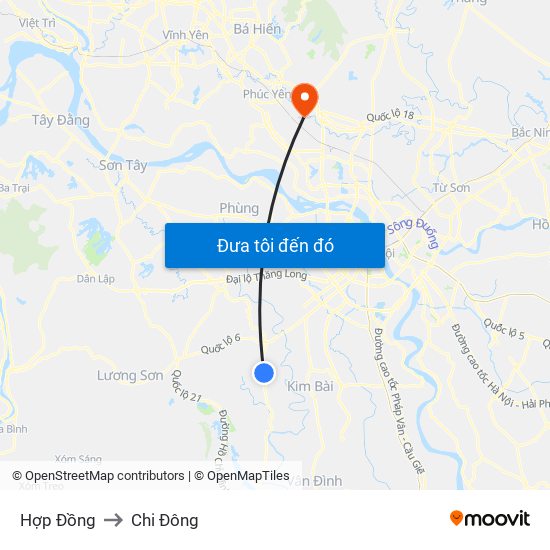 Hợp Đồng to Chi Đông map